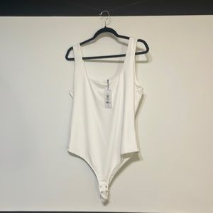 Dynamite white bodysuit